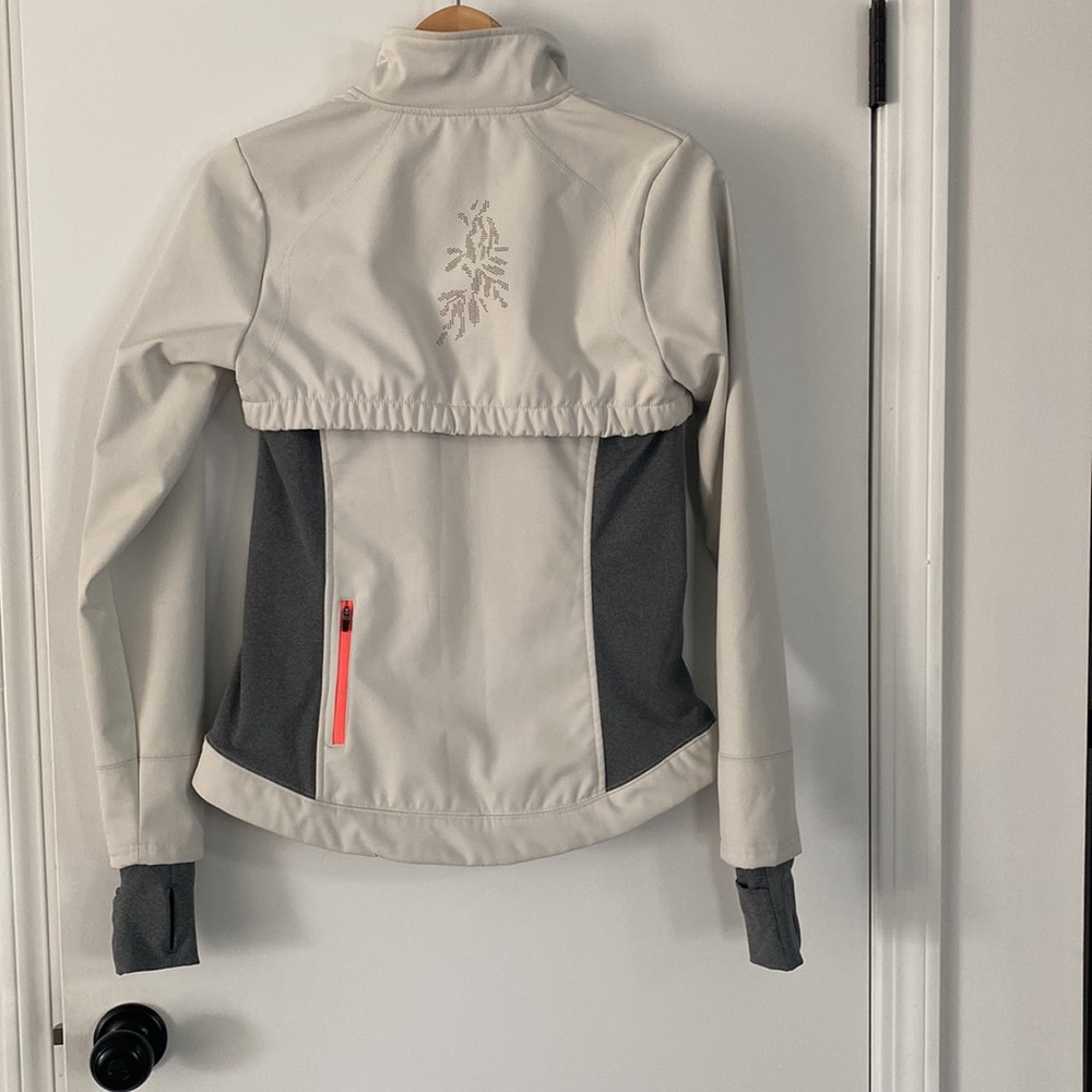 Mondetta Softshell Jacket Size Small Off-White Wi… - image 2